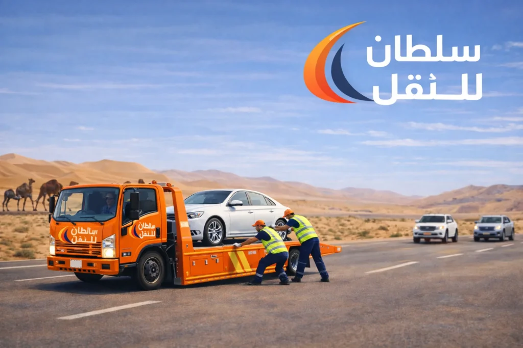 عمال يحملو على السطحه سلطان للنقل